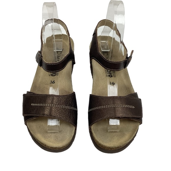 Mephisto Air-Relax Cork Wedge Comfort Sandal - Picture 11 of 11